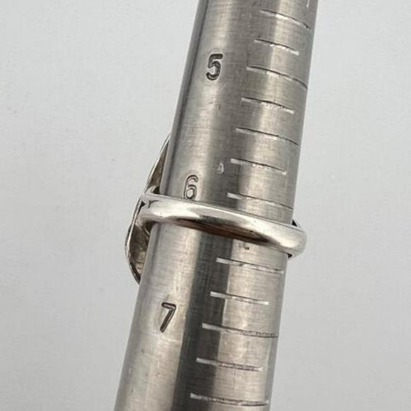 Navajo Sterling Silver Turquoise Ring - Picture 2 of 2